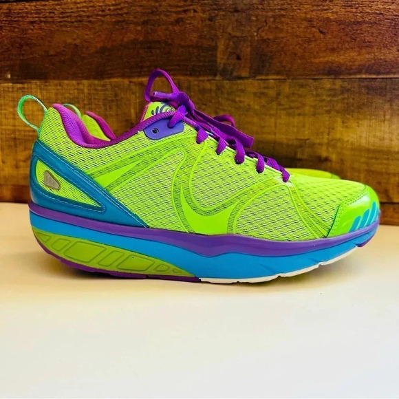 MBT Sport Dynamic Neon Walking Shoes - Picture 1 of 9